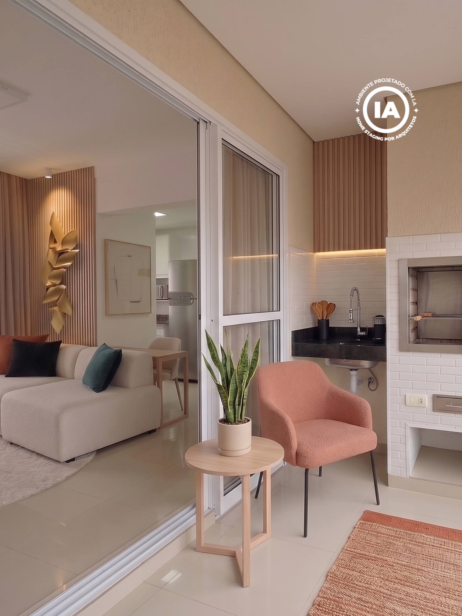 A sacada que muda o uso do apartamento